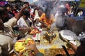 Thaipusam festival at Georgetown, Penang, Malaysia.